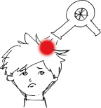 髪の毛の乾かし方 for Short