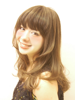 ふんわりミディ 左斜め