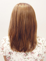 シャインストレート 後ろ