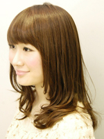 束ふわカール 左斜め