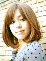 GIRLY ボブ 左斜め