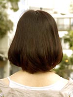 シフォン ボブ 後ろ