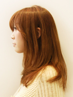 ふんわりストレート 左