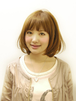 エアリーボブ 左斜め