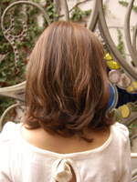 ピーチミディ 後ろ