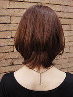 スルーボブ 後ろ