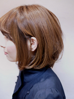 オレンジボブ 左