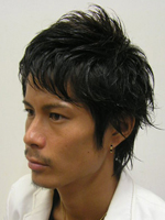 グロッシーショート 左斜め