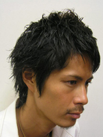 グロッシーショート 右斜め