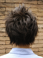 ナチュラルショート 後ろ