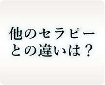 他のセラピーとの違いは？